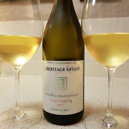 Heritage Estate 2017 Single Vineyard Reserve Chardonnay