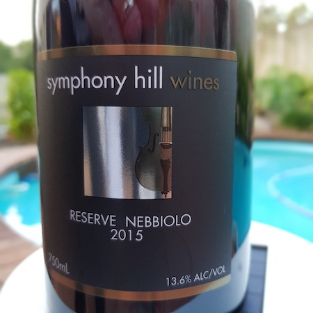 Symphony Hill Wines 2015 Reserve Nebbiolo