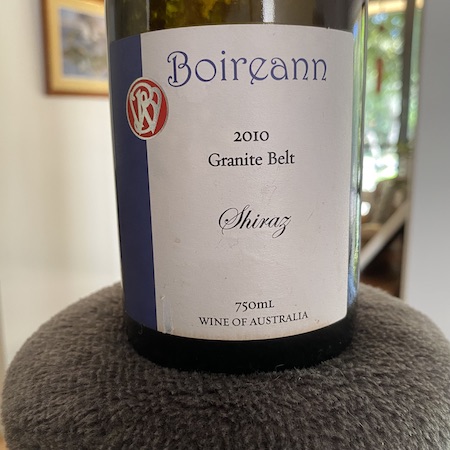 Boireann Winery 2010 Granite Belt Shiraz