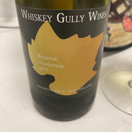 Whiskey Gully Wines 2017 Reserve Chardonnay – Take 2